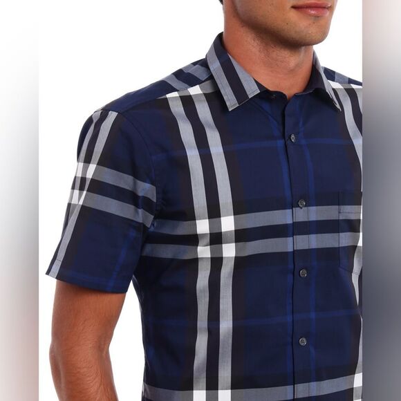 Burberry Brit Nelson Check Pattern Short Sleeve Button - Picture 9 of 9